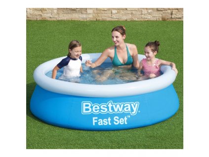 Bestway Fast Set Nafukovací bazén kruhový 183 x 51 cm modrý