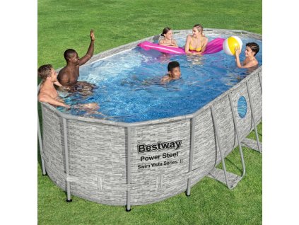 Bestway Bazénová sada Power Steel Swim Vista Series 549 x 274 x 122 cm