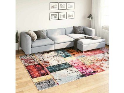 Koberec pratelný patchwork 190x300 cm vícebarevný 337968