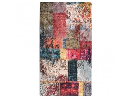 Koberec pratelný patchwork 190x300 cm vícebarevný protiskluzový