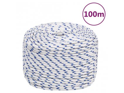 Lodní lano bílé 10 mm 100 m polypropylen