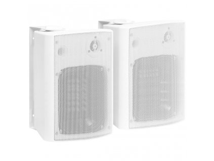 Nástěnné stereo reproduktory 2 ks bílé indoor outdoor 120 W