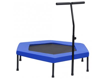 Fitness trampolína rukojeť a podložka šestiúhelník 122 cm