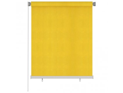 Venkovní roleta 120 x 140 cm žlutá HDPE