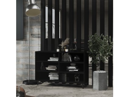 Příborník černý 103,5 x 35 x 70 cm kompozitní dřevo 806041