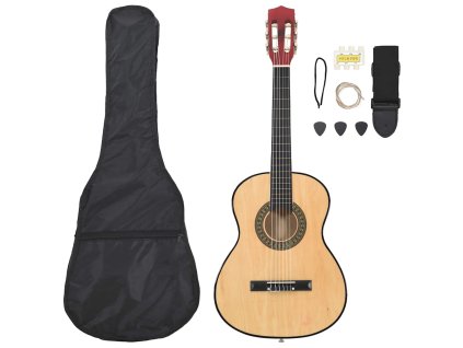 8dílný set klasická kytara pro začátečníky 3/4 36'' 70115