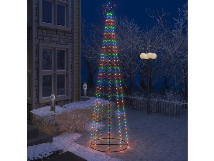 Vánoční stromek kužel 400 vícebarevných LED diod 100 x 360 cm
