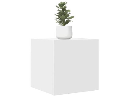 Nástěnné TV skříňky 2 ks bílé 30,5x30x30 cm 804482