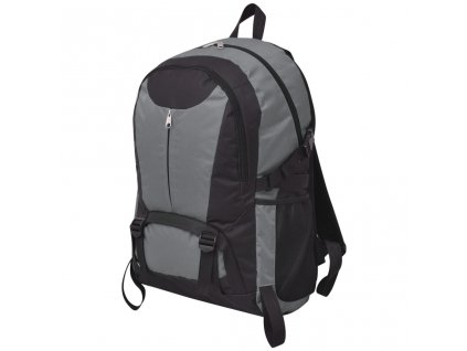 Outdoorový batoh 40 l černý a šedý