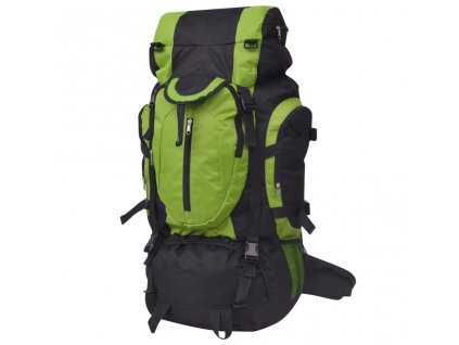 Outdoorový batoh XXL 75 l černý a zelený