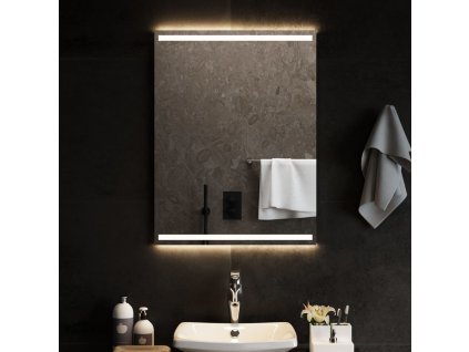 Koupelnové zrcadlo s LED osvětlením 60 x 80 cm
