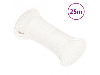 Lodní lano celobílé 5 mm 25 m polypropylen