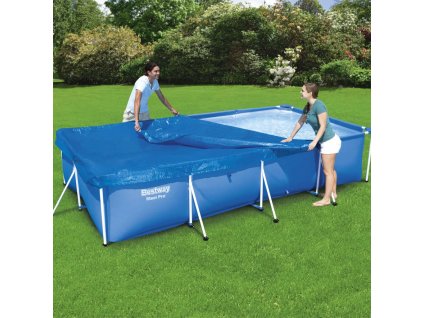 Bestway Krycí plachta na bazén Flowclear 400 x 211 cm