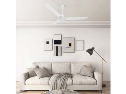 Stropní ventilátor 142 cm bílý