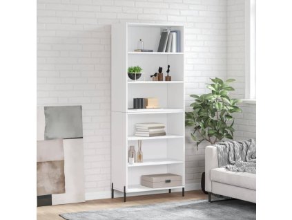 Skříň bílá 69,5 x 32,5 x 180 cm kompozitní dřevo 3189581