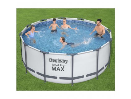 Bestway Bazén Steel Pro MAX s příslušenstvím kulatý 366 x 122 cm
