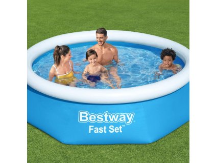 Bestway Nafukovací bazén Fast Set kulatý 244 x 66 cm 57265