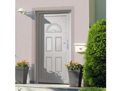 Vchodové dveře bílé 98 x 198 cm PVC