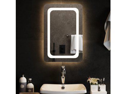 Koupelnové zrcadlo s LED osvětlením 40x60 cm