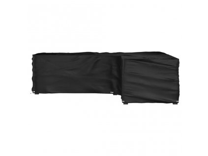 Plachta na zahradní nábytek tvar L 16 oček 250 x 250 x 70 cm 319317