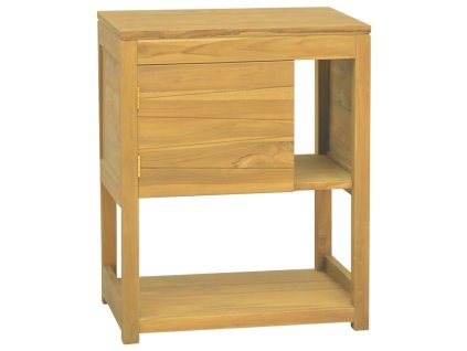 Koupelnová skříňka 60 x 40 x 75 cm masivní teakové dřevo 338237