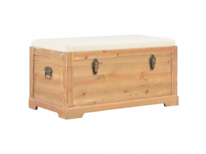 Úložný box se sedákem 80 x 40 x 40 cm MDF 280033