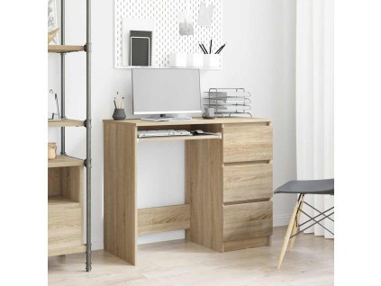 Psací stůl dub sonoma 90 x 45 x 76 cm kompozitní dřevo 801376