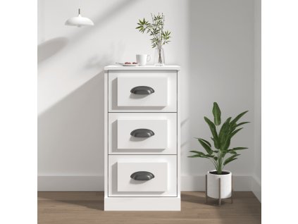 Příborník bílý 36 x 35,5 x 67,5 cm kompozitní dřevo 816216