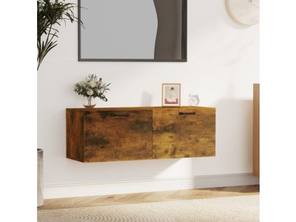 Nástěnná skříňka kouřový dub 100x36,5x35 cm kompozitní dřevo 817612