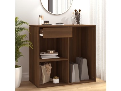 Kosmetická skříňka hnědý dub 80 x 40 x 75 cm kompozitní dřevo 820504