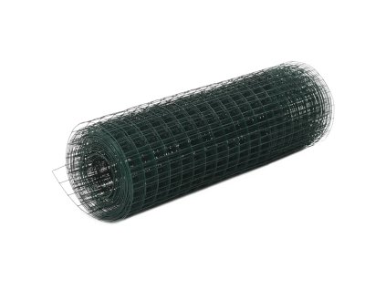 Pletivo ke kurníku ocel PVC vrstva 25 x 0,5 m zelené 143631