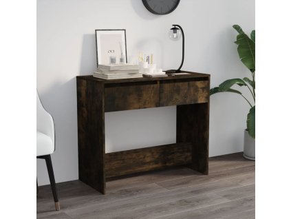 Konzolový stolek kouřový dub 89 x 41 x 76,5 cm kompozitní dřevo 812999