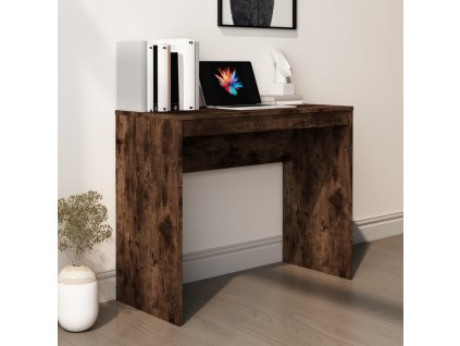 Psací stůl kouřový dub 90 x 40 x 72 cm kompozitní dřevo 815303