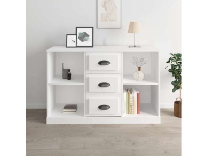 Příborník bílý 104,5 x 35,5 x 67,5 cm kompozitní dřevo 816232