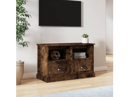 TV skříňka kouřový dub 80 x 35 x 50 cm kompozitní dřevo 816285