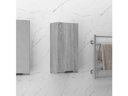 Nástěnná koupelnová skříňka šedá sonoma 32 x 20 x 67 cm 817061