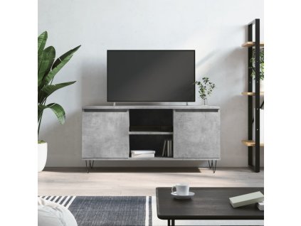 TV skříňka betonově šedá 104 x 35 x 50 cm kompozitní dřevo 827016