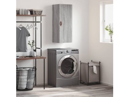 Nástěnná skříňka šedá sonoma 34,5 x 34 x 90 cm 828834