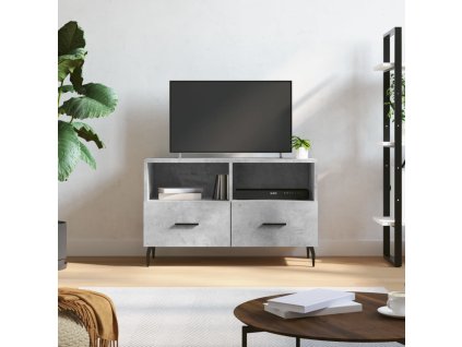 TV skříňka betonově šedá 80 x 36 x 50 cm kompozitní dřevo 828992
