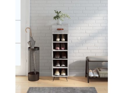 Botník šedý sonoma 30 x 35 x 105 cm kompozitní dřevo 829650