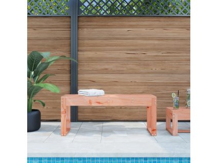 Zahradní lavice 110 x 38 x 45 cm masivní dřevo douglasky 825098