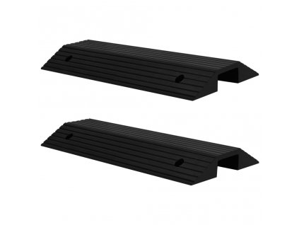 Přejezdové můstky 2 ks 80 x 40 x 8 cm guma 150979