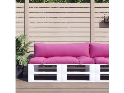 Podušky na nábytek z palet 2 ks růžové oxford 360942