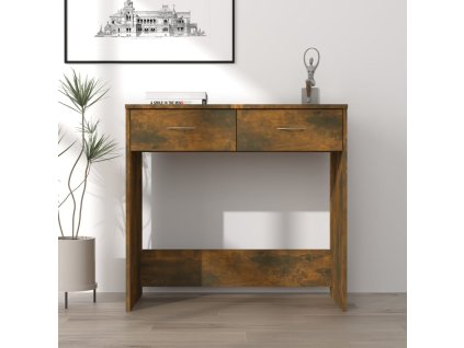 Psací stůl kouřový dub 80 x 40 x 75 cm kompozitní dřevo 815474