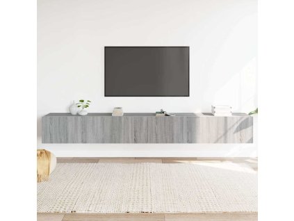 3dílný set TV skříněk šedý sonoma kompozitní dřevo 3114476