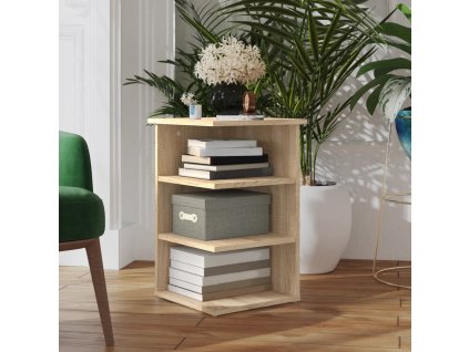 Odkládací skříňka dub sonoma 35 x 35 x 55 cm kompozitní dřevo 806277