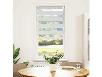 Zebrová roleta 60,9 x 120 cm Šířka látky 56,7 cm bílá 240190