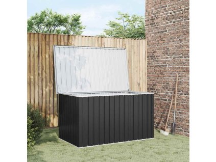 Zahradní úložný box antracitový 171 x 99 x 93 cm 46271