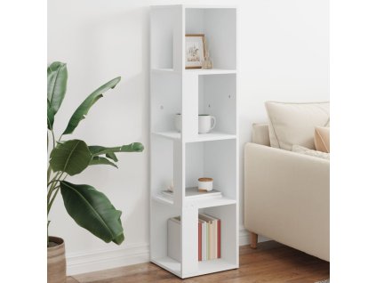 Rohová skříňka bílá 33 x 33 x 132 cm dřevotříska 809035