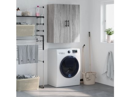 Nástěnná skříňka šedá sonoma 69,5 x 34 x 90 cm 828450